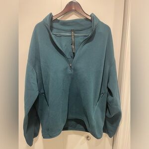 Lululemon Oversized Fleece Half
Zip - Green Jasper - Large